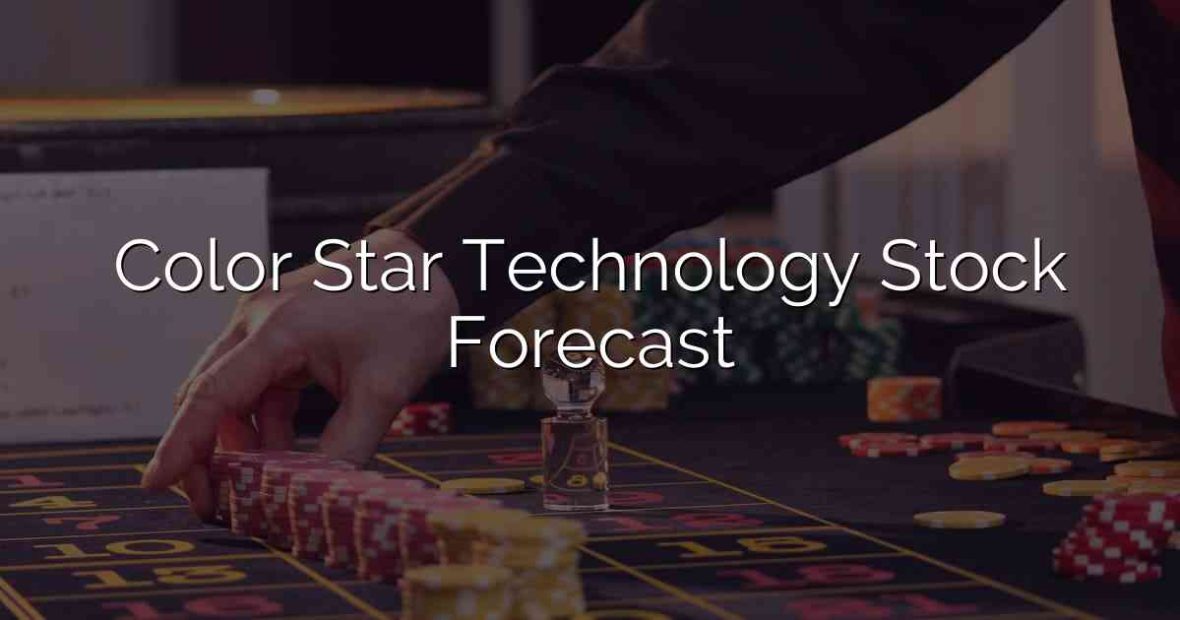Color Star Technology Stock Forecast
